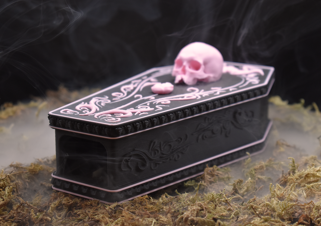 3d printed gothic snake hide