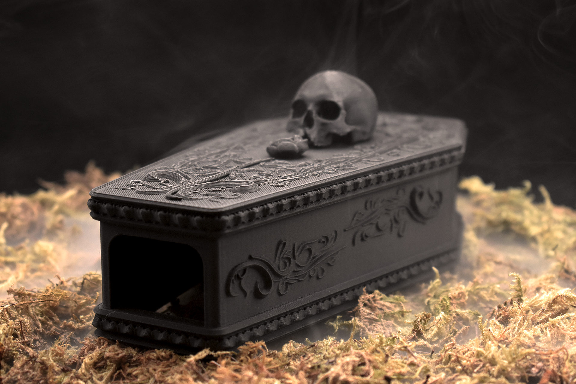 3d printed gothic snake hide